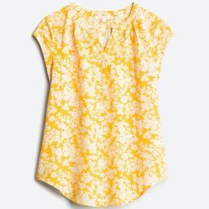 Fun2fun Walden split neck blouse